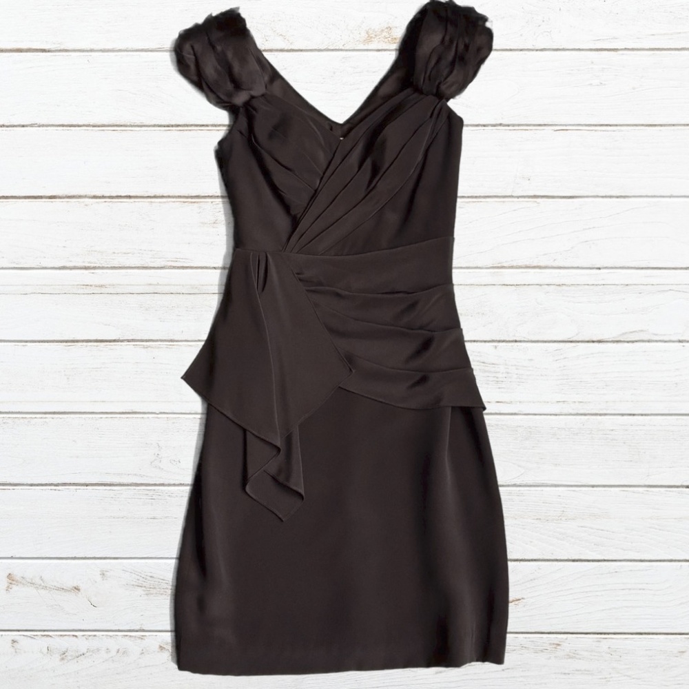 Kay Unger New York Black Cocktail Dress Size 2